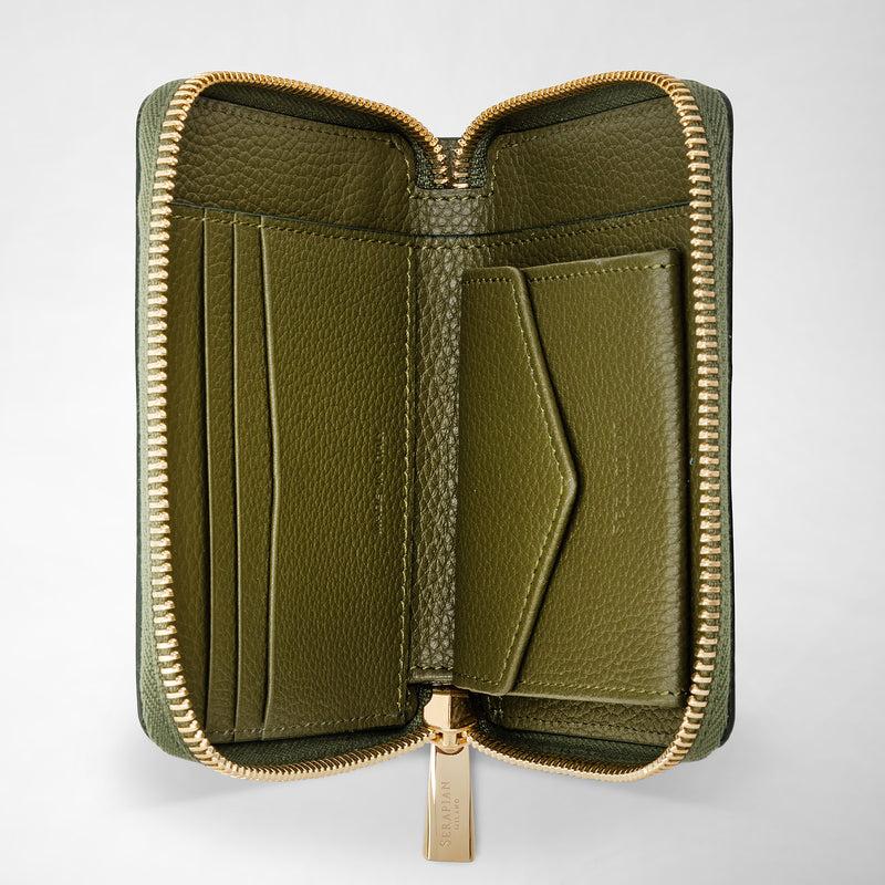 Serapian PORTAFOGLIO MINI CON ZIP IN PELLE RUGIADA 50% di sconto con spedizione gratuita