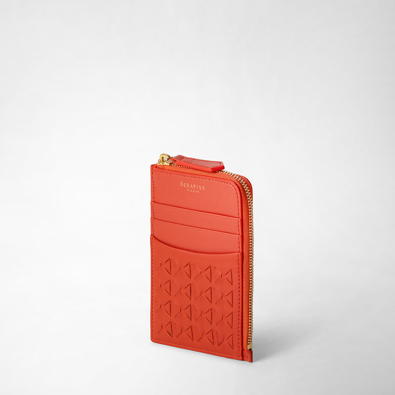 Serapian PORTACARTE CON ZIP IN MOSAICO Officina