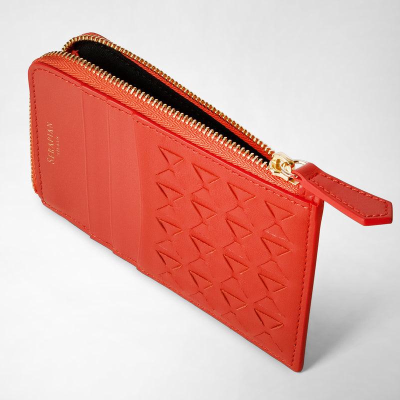 Serapian PORTACARTE CON ZIP IN MOSAICO Officina