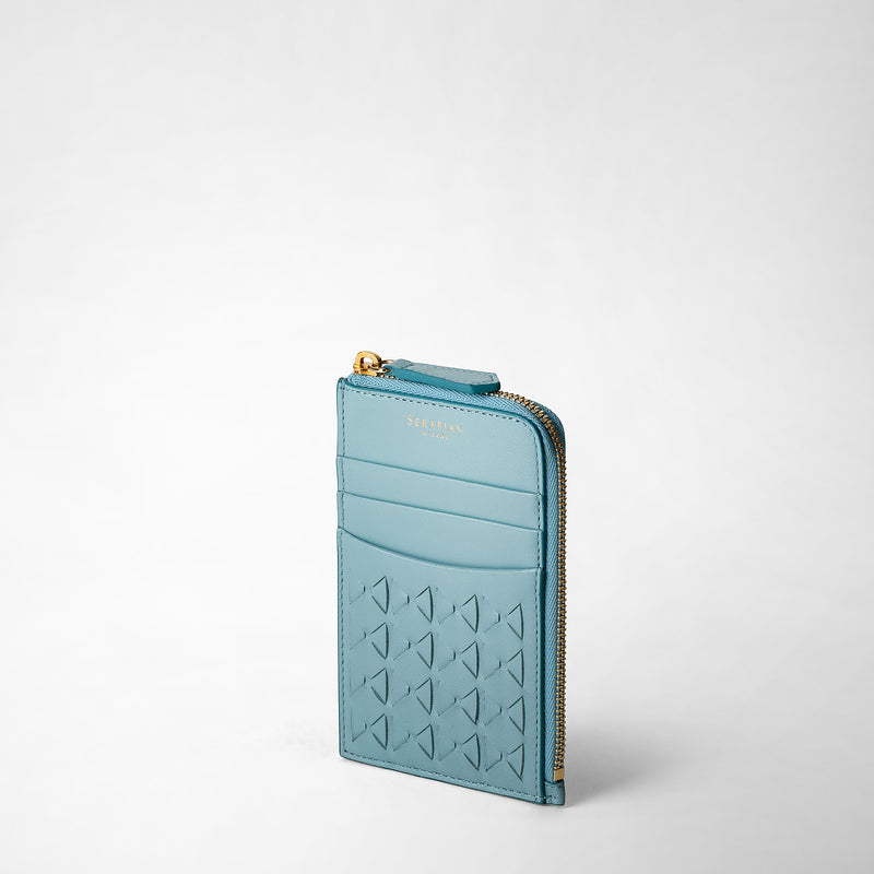 Serapian PORTACARTE CON ZIP IN MOSAICO Esporta salva