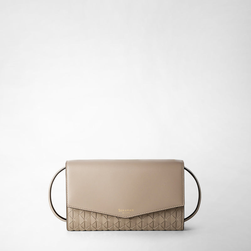 Serapian Clutch con tracolla in mosaico sahara Sottocosto