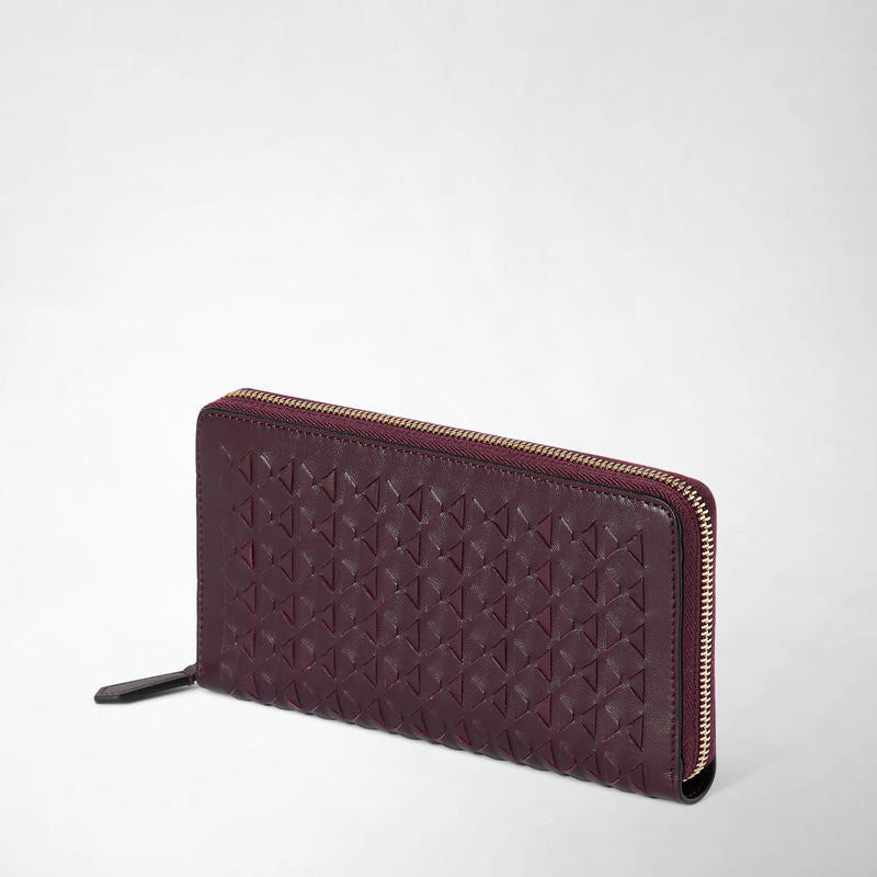 Serapian PORTAFOGLIO CON ZIP IN MOSAICO Sconto