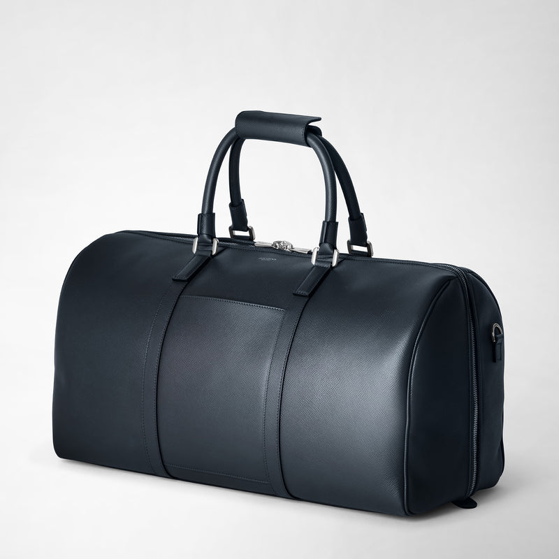 Serapian Borsa da viaggio in pelle evoluzione blu navy Saldi