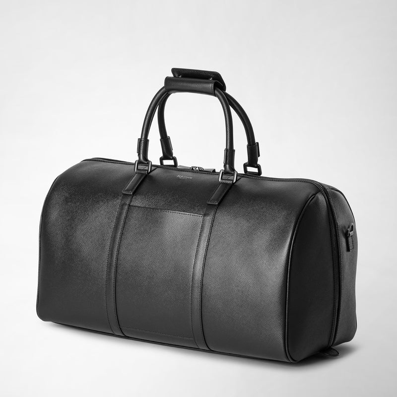 Serapian Borsa da viaggio in pelle evoluzione nero eclissi Offerte