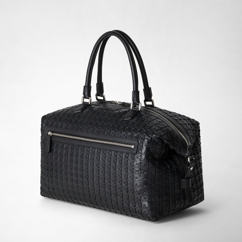 Serapian Travel bag in mosaico black Negozio