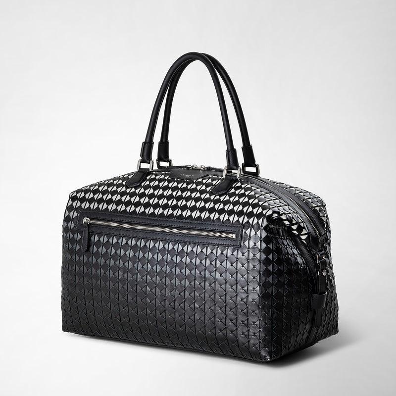 Serapian Travel bag in mosaico chiaroscuro Nuova