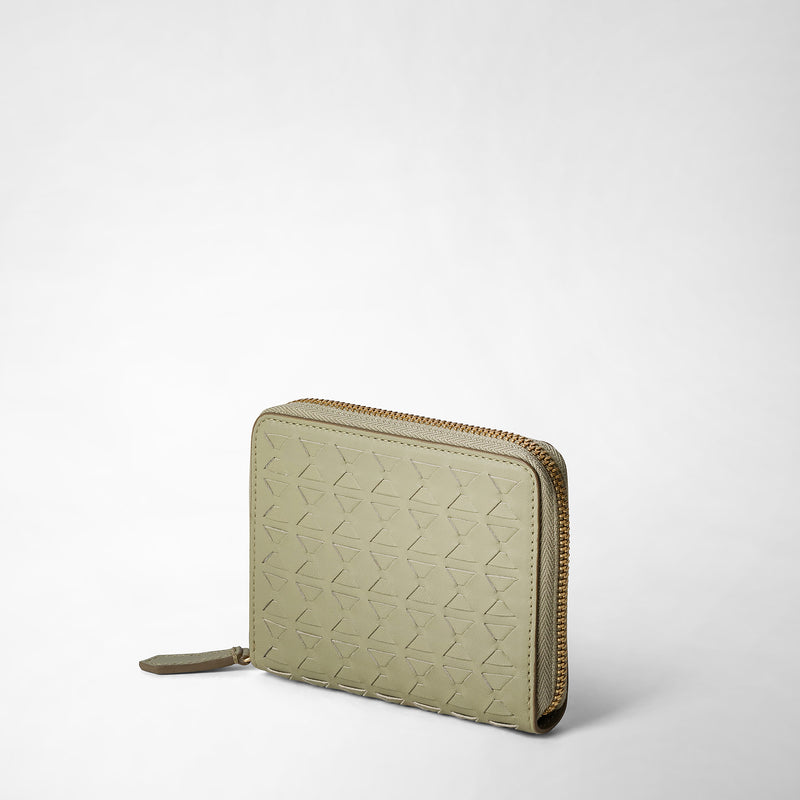 Serapian PORTAFOGLIO MINI CON ZIP IN MOSAICO Offerta Pasqua