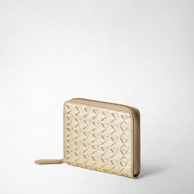 Serapian PORTAFOGLIO MINI CON ZIP IN MOSAICO Offerta San Valentino