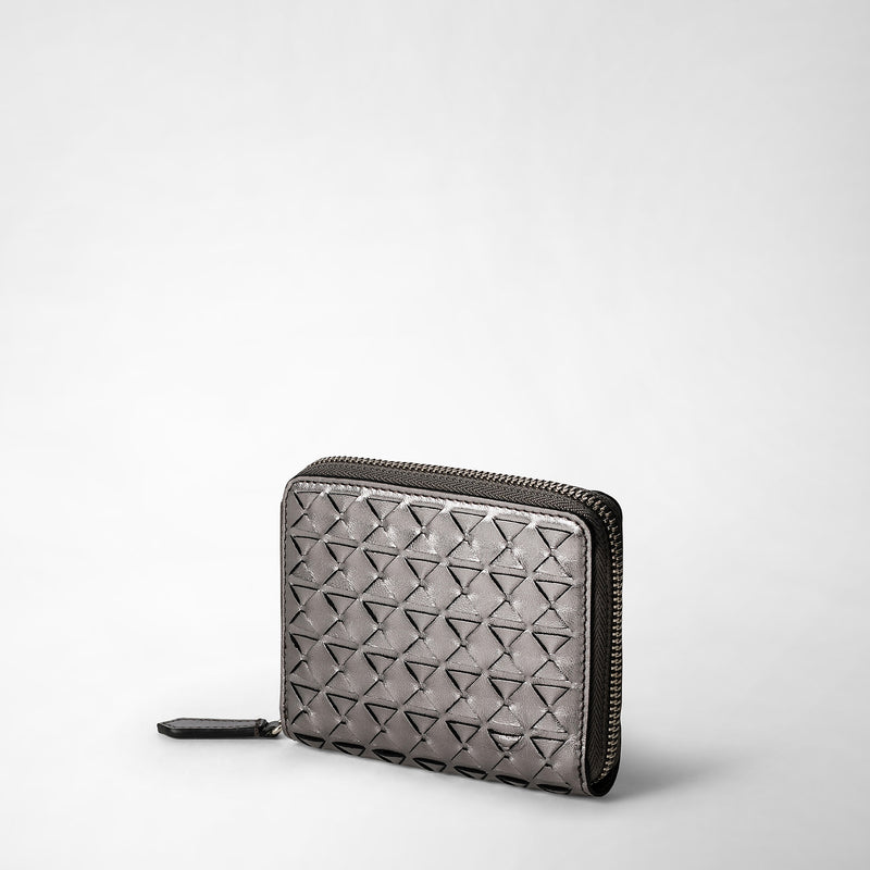 Serapian PORTAFOGLIO MINI CON ZIP IN MOSAICO Latest fashion