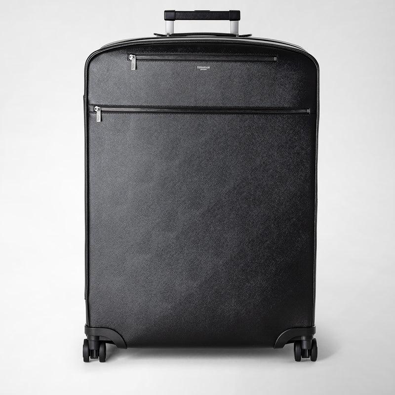 Serapian Trolley grande in pelle evoluzione nero eclissi Comprane uno, ottenene uno gratis