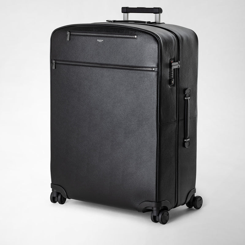 Serapian Trolley grande in pelle evoluzione nero eclissi Comprane uno, ottenene uno gratis
