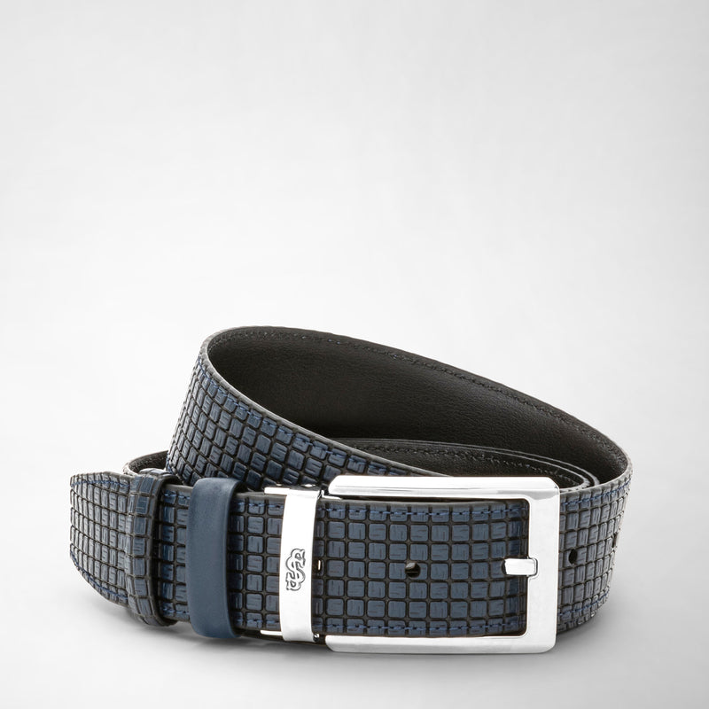 Serapian Cintura in stepan blu oceano-nero Prezzo basso
