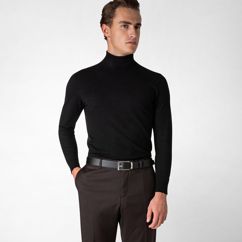 Serapian Cintura in stepan blu oceano-nero Prezzo basso