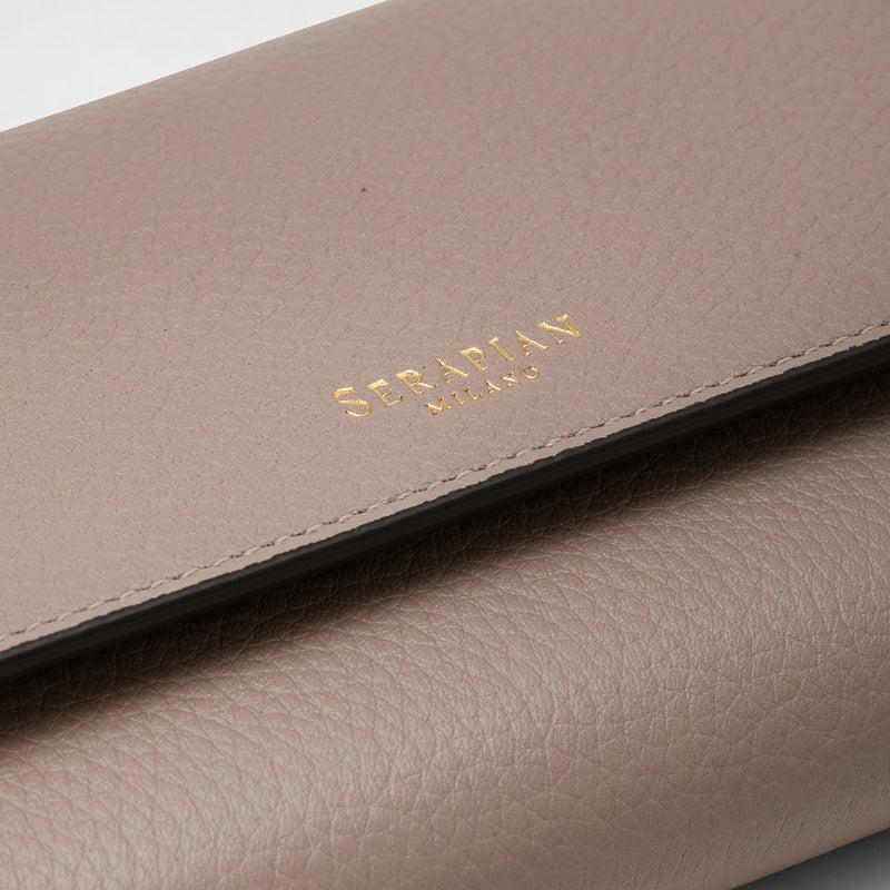 Serapian Portafoglio continental in pelle rugiada sahara Fino al 55% di sconto