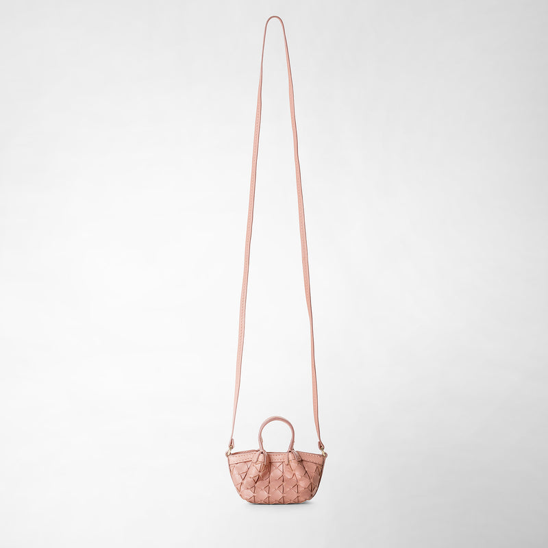 Serapian Borsa secret nano in mosaico blush Super sconto