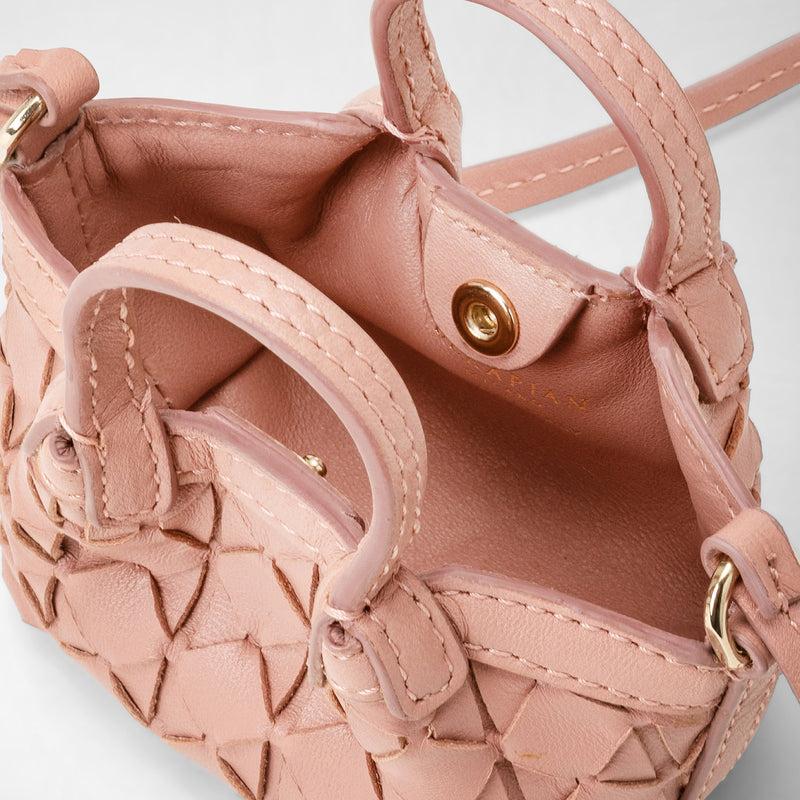 Serapian Borsa secret nano in mosaico blush Super sconto