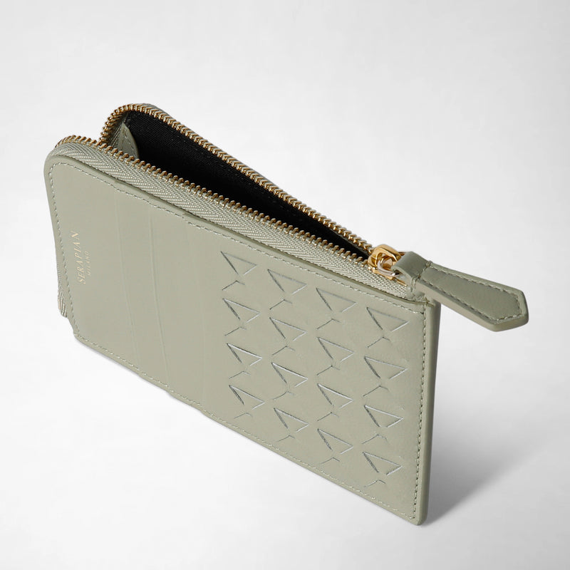 Serapian PORTACARTE CON ZIP IN MOSAICO Fino Al -60%