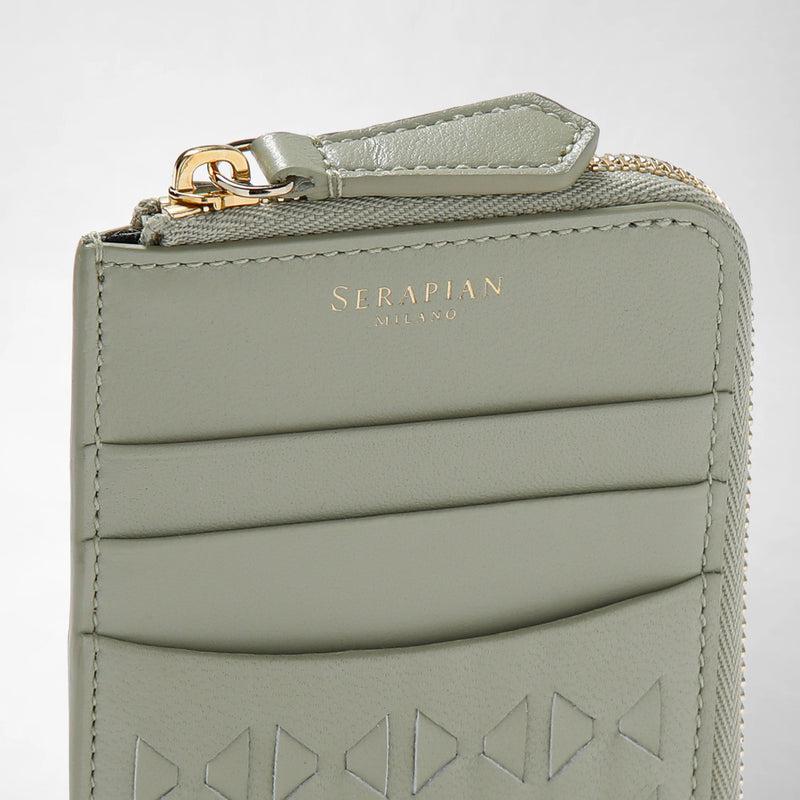 Serapian PORTACARTE CON ZIP IN MOSAICO Fino Al -60%