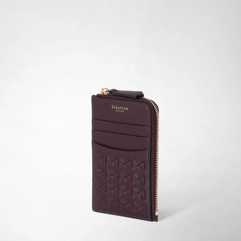 Serapian PORTACARTE CON ZIP IN MOSAICO Shopping Online