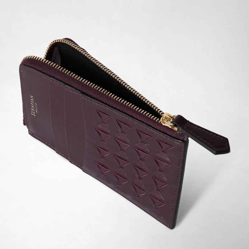 Serapian PORTACARTE CON ZIP IN MOSAICO Shopping Online