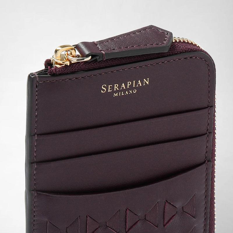 Serapian PORTACARTE CON ZIP IN MOSAICO Shopping Online