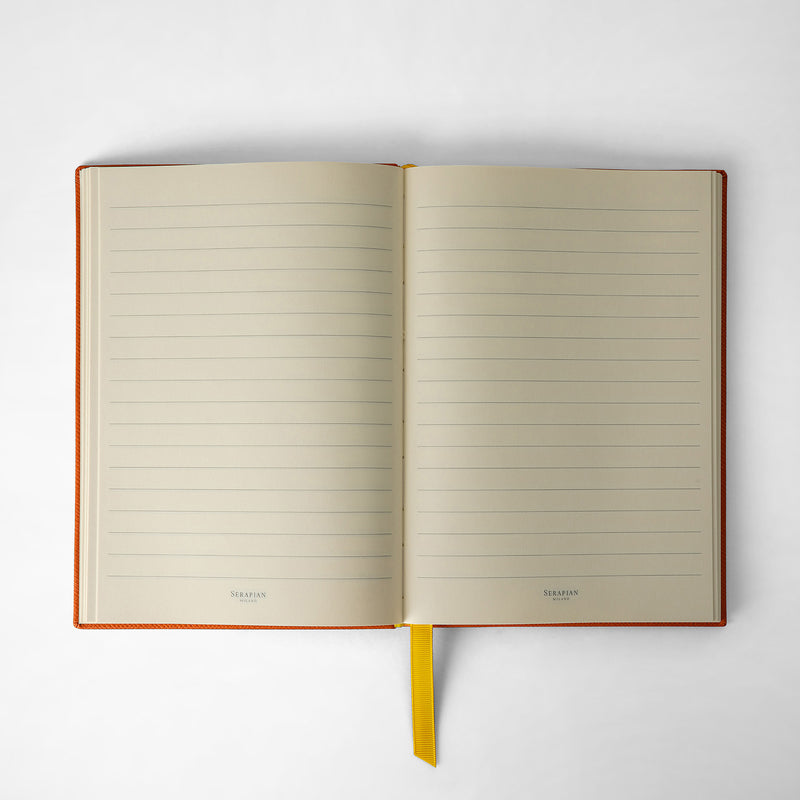 Serapian Notebook in evoluzione leather flame Saldi Di Fabbrica