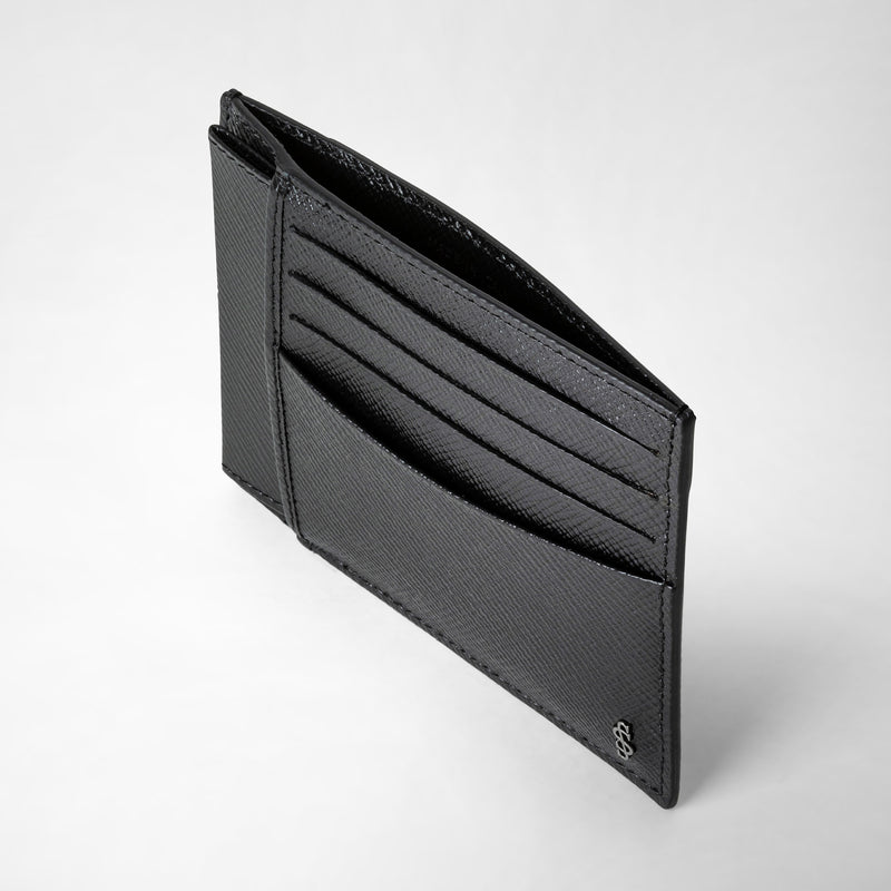 Serapian PORTACARTE PER 3 CARTE E PORTA DOCUMENTI IN PELLE EVOLUZIONE Offerta Pasqua