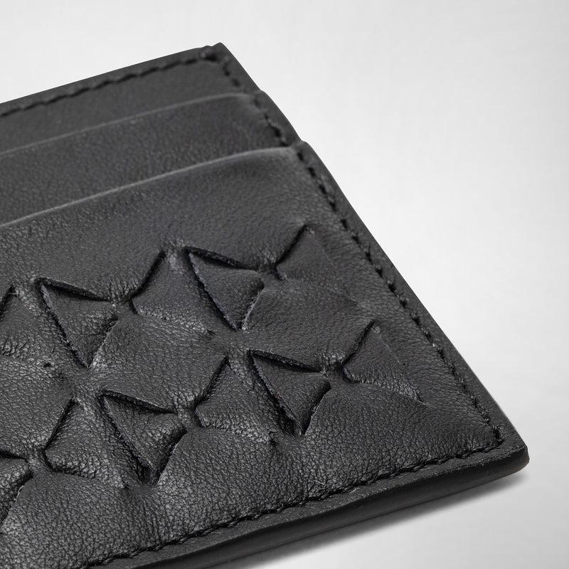 Serapian 4-card holder in mosaico black Offerta per la Festa della Mamma