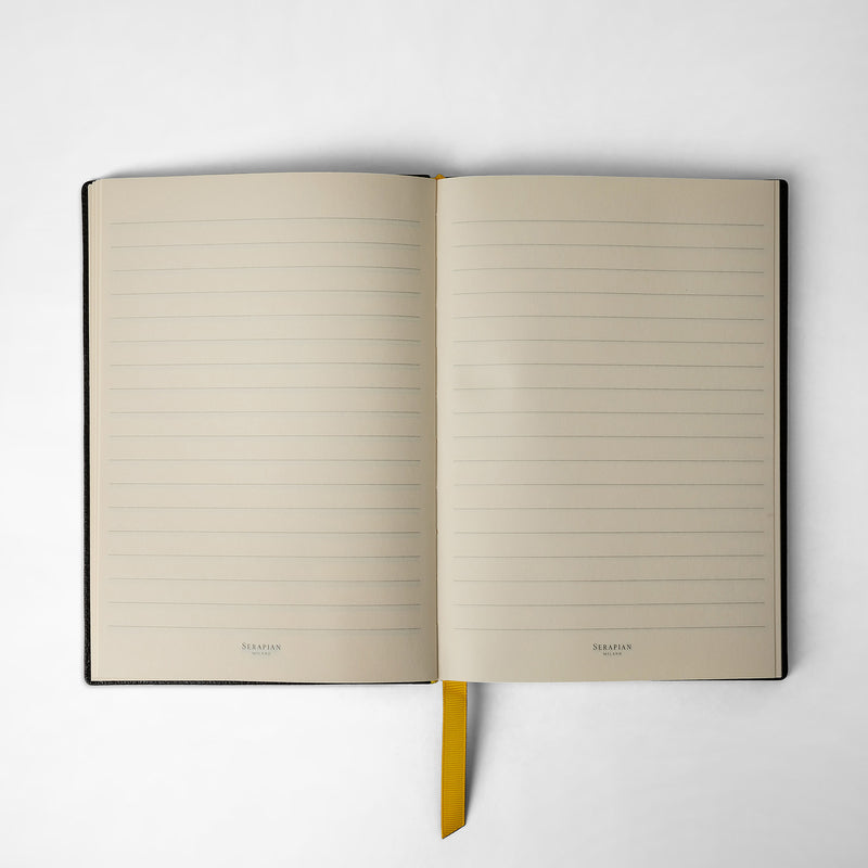 Serapian Notebook in cachemire leather black Offerta Anniversario