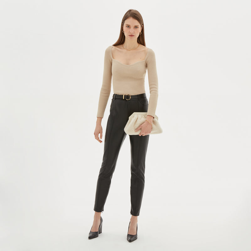 Serapian CLUTCH SECRET IN SHEARLING Lightning offer