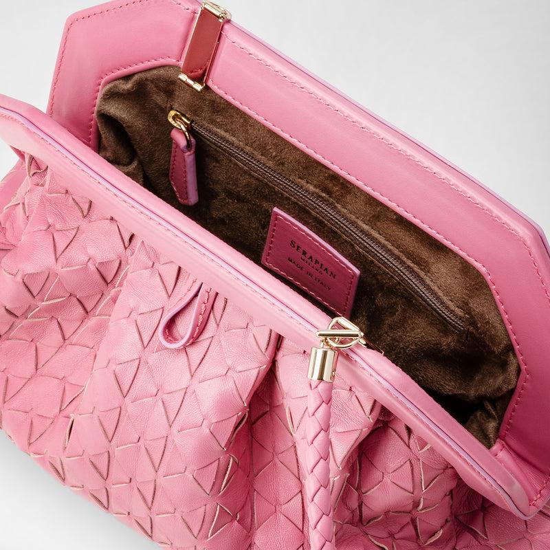 Serapian Secret clutch bag in mosaico petal Nuovi prodotti