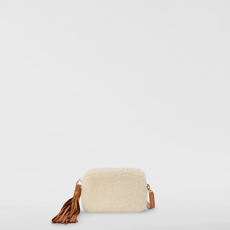 Serapian BORSA MINI IN SHEARLING Fino al 65% di sconto