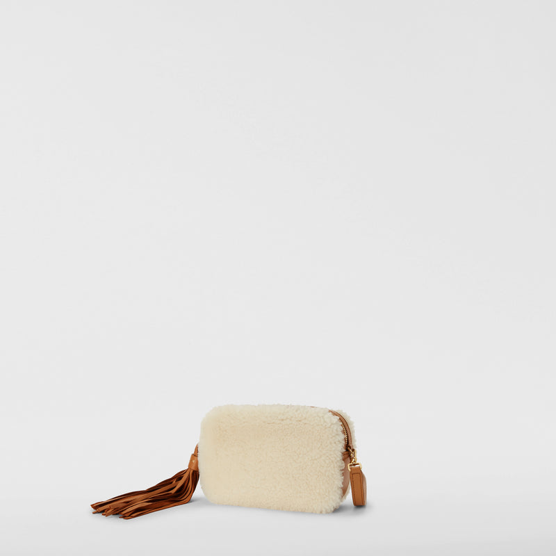 Serapian BORSA MINI IN SHEARLING Fino al 65% di sconto