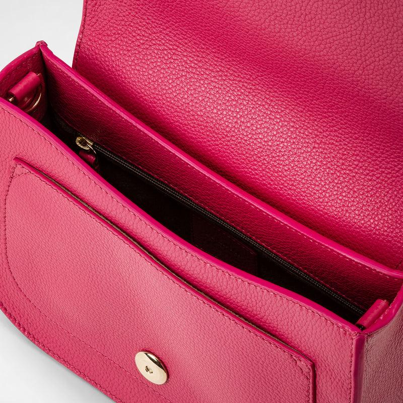 Serapian Luna crossbody bag in rugiada leather petal Only for today