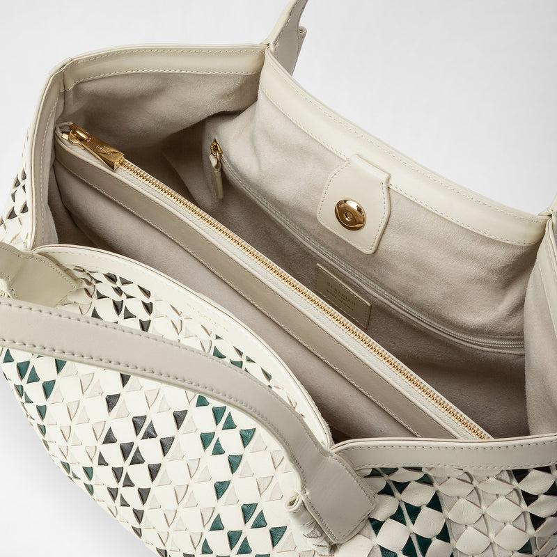 Serapian TOTE BAG SECRET PICCOLA IN MOSAICO MESTIERI D'ARTE Convenienza