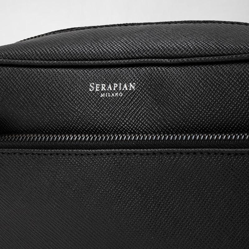 Serapian Wash bag recycled twill evoluzione eclipse black Offerta natalizia