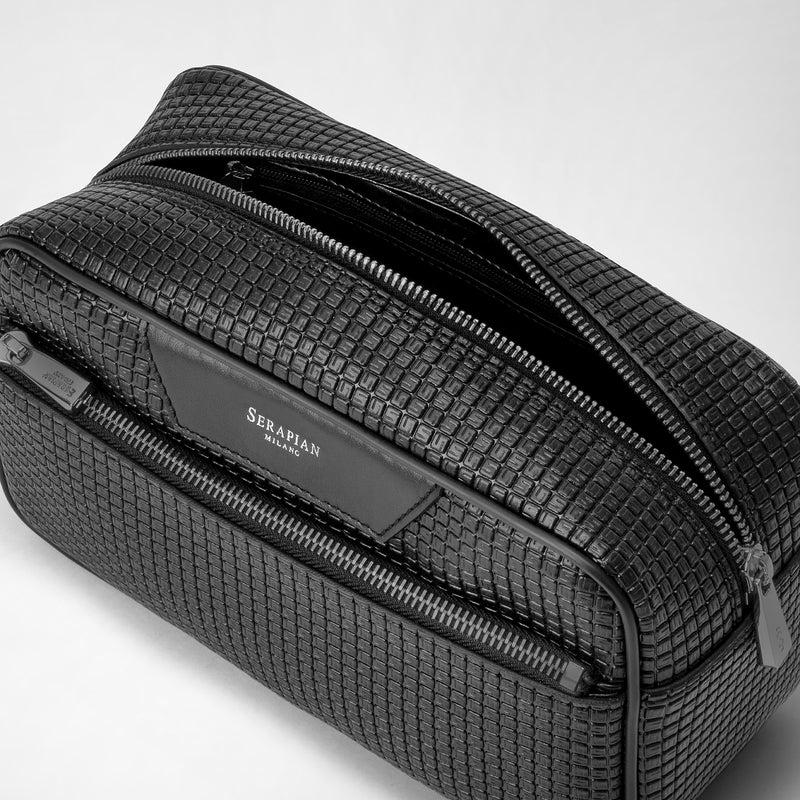 Serapian Trousse da bagno in stepan nero-nero eclissi Offerta per la Festa della Mamma