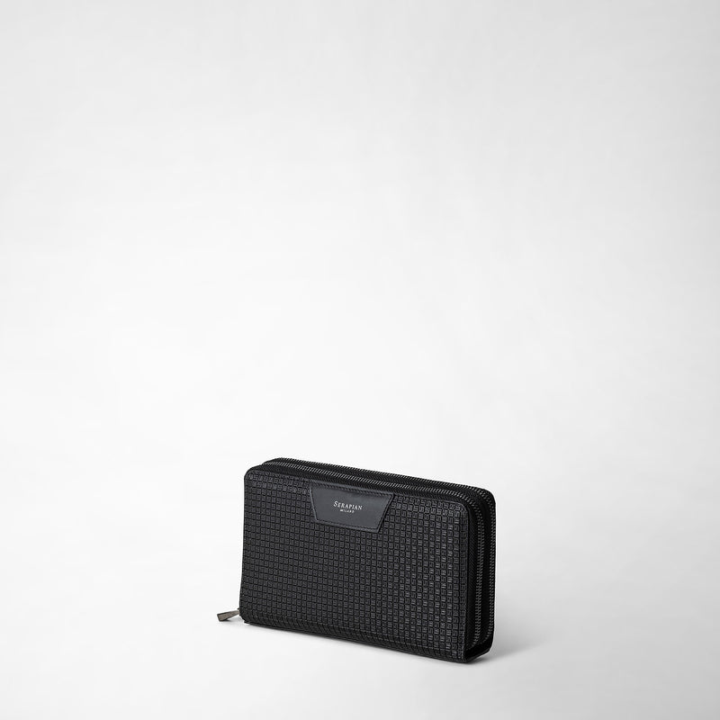 Serapian POCHETTE DA VIAGGIO CON ZIP DOPPIA IN STEPAN Offerte esclusive