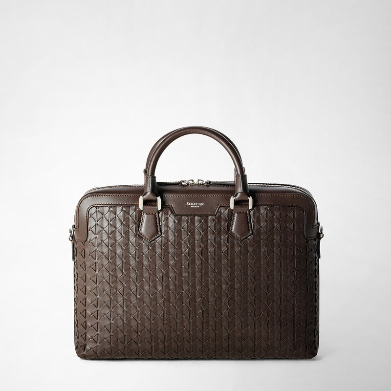 Serapian BORSA BUSINESS EXTRA SLIM IN MOSAICO Promozione temporanea