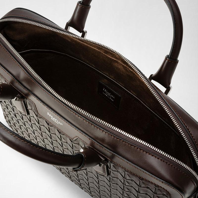 Serapian BORSA BUSINESS EXTRA SLIM IN MOSAICO Promozione temporanea
