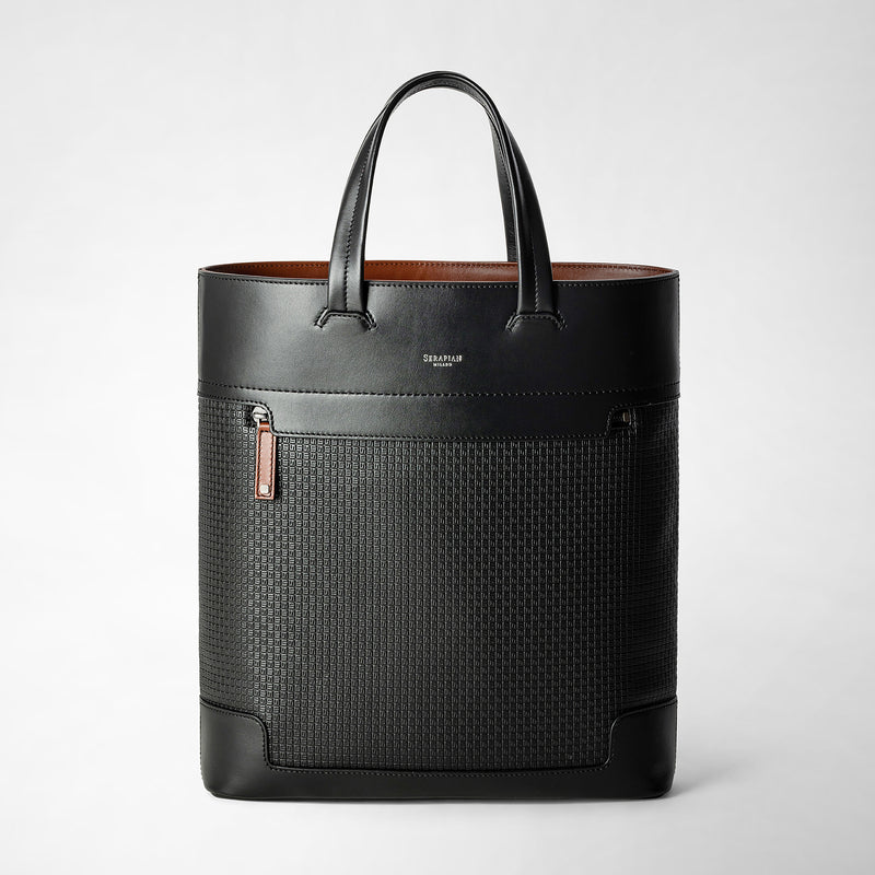 Serapian TOTE BAG VERTICALE IN STEPAN 72 Enormi sconti