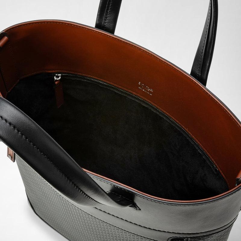 Serapian TOTE BAG VERTICALE IN STEPAN 72 Enormi sconti