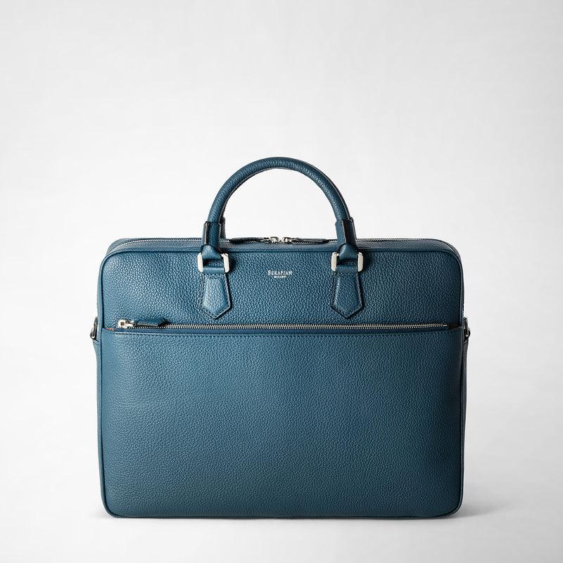Serapian BORSA BUSINESS SLIM IN PELLE CACHEMIRE Officina
