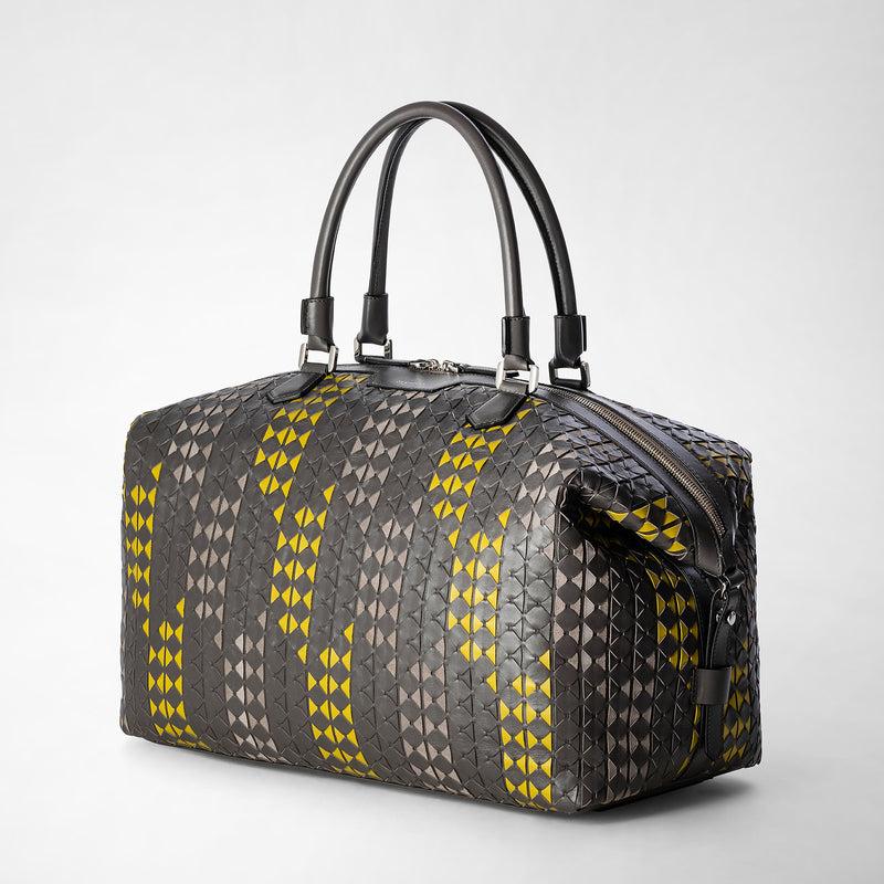 Serapian BORSA BUSINESS SLIM IN MOSAICO MESTIERI D'ARTE Black Friday Prezzi