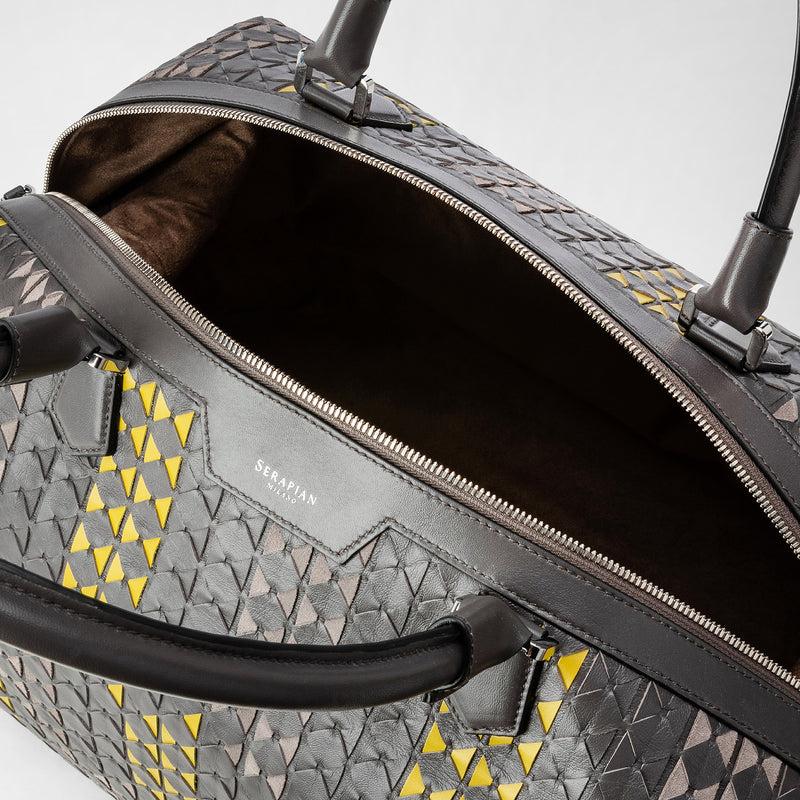Serapian BORSA BUSINESS SLIM IN MOSAICO MESTIERI D'ARTE Black Friday Prezzi