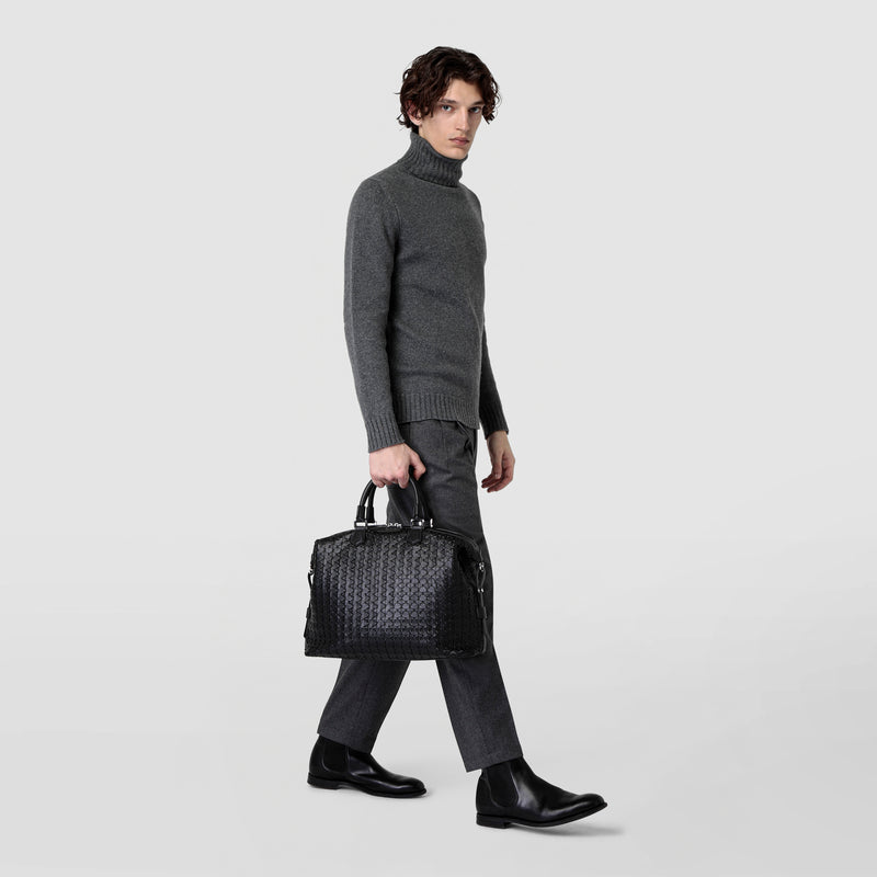 Serapian BORSA BUSINESS IN MOSAICO Pezzi Unici