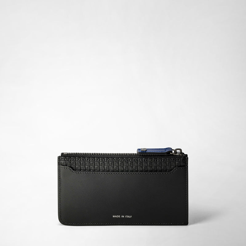 Serapian PORTACARTE CON ZIP IN STEPAN 72 Consegna Veloce