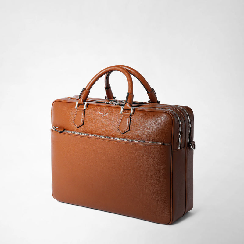 Serapian BORSA BUSINESS GRANDE IN PELLE CACHEMIRE Novità
