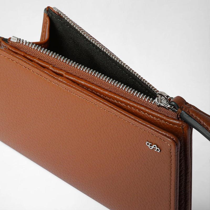 Serapian PORTAFOGLIO VERTICALE CON ZIP IN PELLE CACHEMIRE Offerta