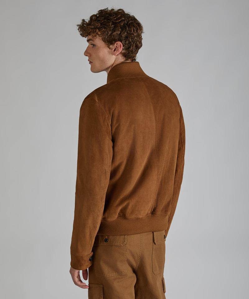 Slowear Bomber in pelle scamosciata Online
